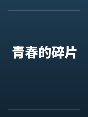 青春的碎片封面